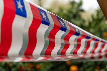 Chilean flag, september 18, independence day.