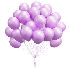 Mauve Purple Balloons