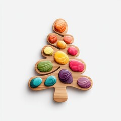 Obraz premium Whimsical Wonderland: Colorful Tree of Stones