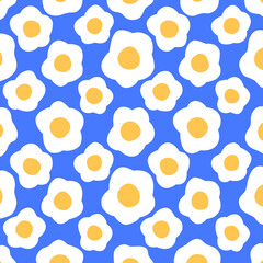 abstract circle patterns with blue background