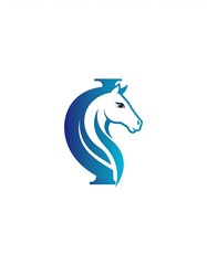 Fototapeta premium Horse logo design