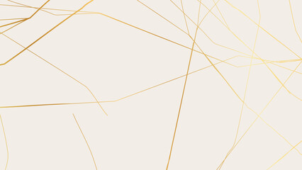 Gold Kintsugi crack pattern on whitish background