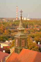 Petrovaradin Fortress in sunny autumn day in November