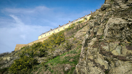 Petrovaradin Fortress in sunny autumn day in November