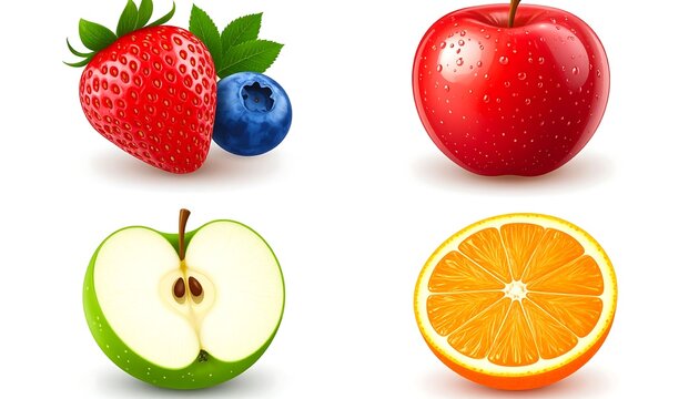 Fresh Fruits Illustration