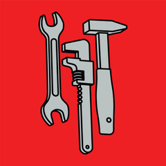 Car key remote control with lock, unlock and alarm buttons