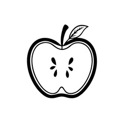 Fototapeta premium Apple icon, festive food for Rosh Hashanah and other Jewish holidays