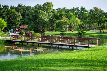 Suan Luang Rama IX park Bangkok Thailand