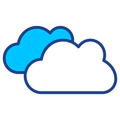 Cloud Simple Vector Icon Collection