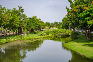 Suan Luang Rama IX park Bangkok Thailand