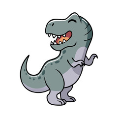Naklejka premium tyrannosaurus rex dinosaur vector
