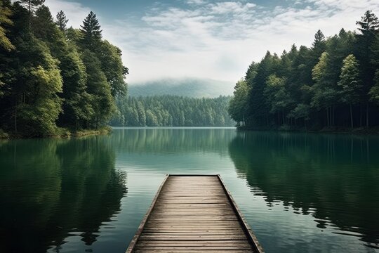 Lake summer season landscape outdoors nature.