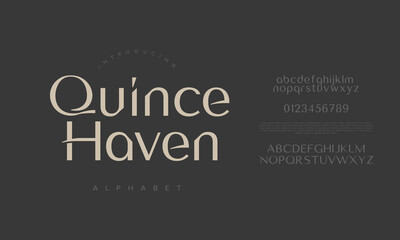Quince Haven Modern serif font with clean elegant design, ideal for branding, logos, packaging, editorial, and contemporary typography