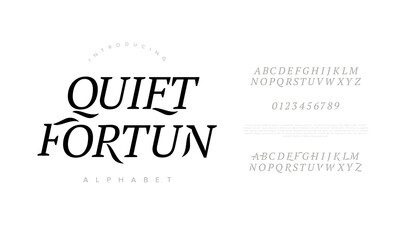 Quift Fortun Elegant serif display font with stylish alternates, perfect for branding, luxury design, packaging, and modern editorial projects