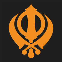 Sikhism flag illustrator country flags