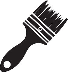 Paint brush icon. vector isolated on white background