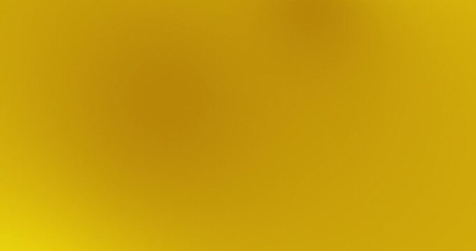 Abstract blurred golden yellow gradient background video. Smooth warm saffron and amber color blend with soft glow and subtle vignette. Minimal modern backdrop loop for motion graphics, presentations