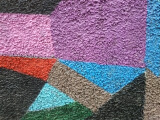 Fototapeta premium Abstract art on the wall. Wall painting. Texture art