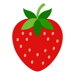 Fototapeta premium “Strawberry Vector AI Artwork | Generative AI & Linocut Silhouette Design”