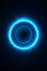 Portal Ring Glowing Energy Vortex
