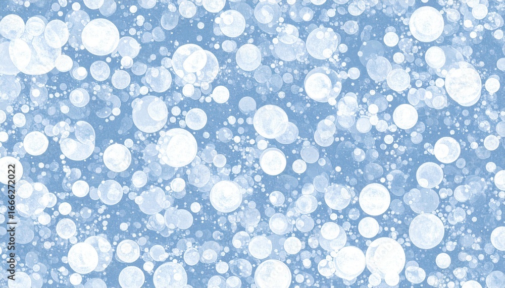 Aufkleber abstract blue and white textured background with spherical shapes pattern design