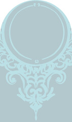 Pre-made background in Gothic style. Modern, whimsical linear composition for wedding decoration, stylized under dark aesthetics in monochrome color scheme.