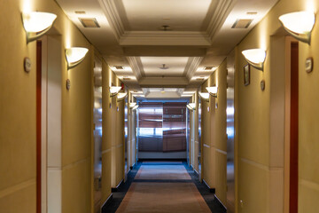 corridor at the hotel