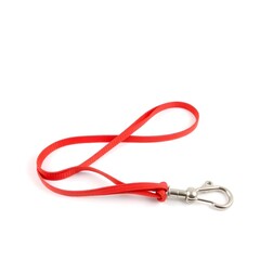 red rope isolated on white background