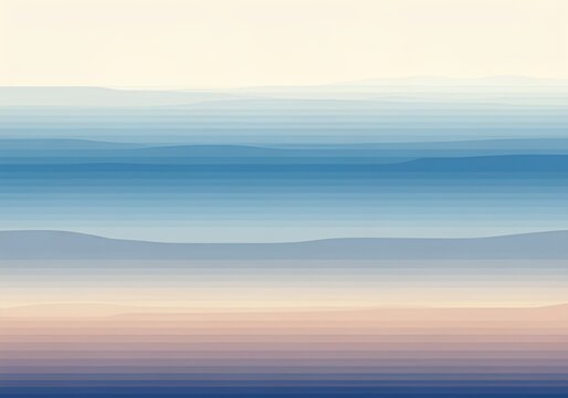 Minimalist Layered Landscape Gradient Background