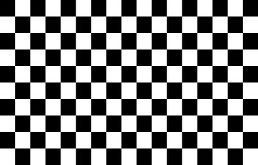Fototapeta premium 黒の市松模様 170マス 17×10