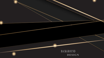 Black gold luxury vector design modern
