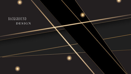 Black gold luxury vector design modern