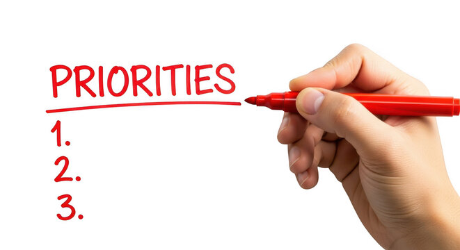 Making priorities isolated on transparent background