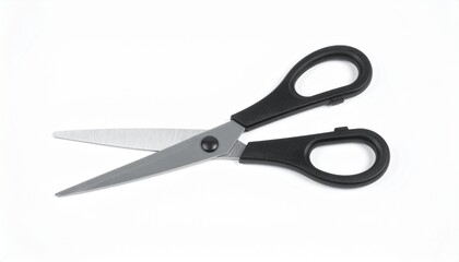 Blackhandled Scissors, Metal Blades, Office Supplies, Cutting Tool, Sharp, Stationery Item, Craft To