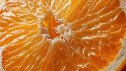 Close-up of orange segments