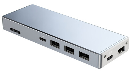Metallic rectangular device with multiple ports