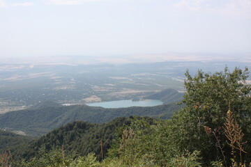 Fototapeta premium misty morning in the mountains