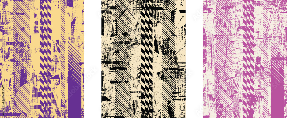 Poster glitch distorted geometric shape . noise destroyed logo . trendy cyber punk poster . glitched frame 