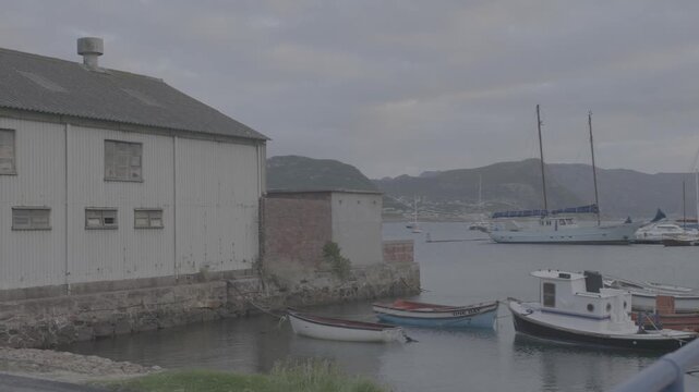 Kalk Bay harbour in the morning. Kalk Bay, Cape Town, South Africa.