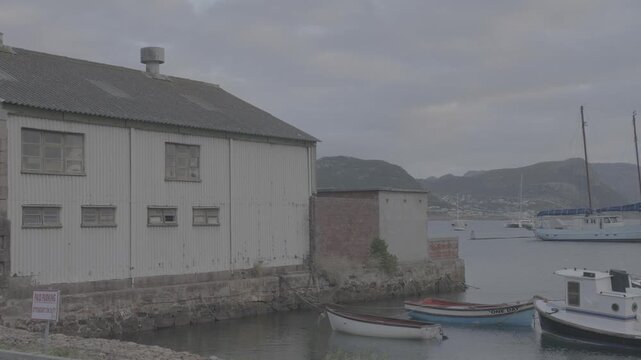 The harbour at Kalk Bay, near Cape Town in the early morning light.