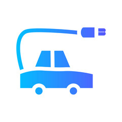 eco car gradient icon