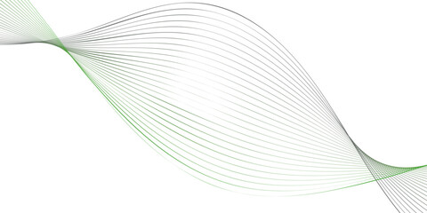 Abstract modern stylized black and grey white curve wave line smooth stripe white background. Use for banner, business, presentation illustration.