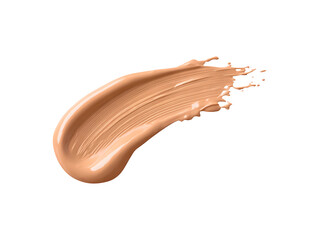 Light brown cream stain for cosmetics advertising and photography
