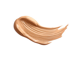 Light brown cream stain for cosmetics advertising and photography
