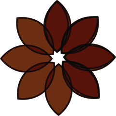 Vector illustration of a floral pattern with a butterfly and ribbon