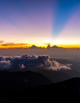 Mountain sunrise