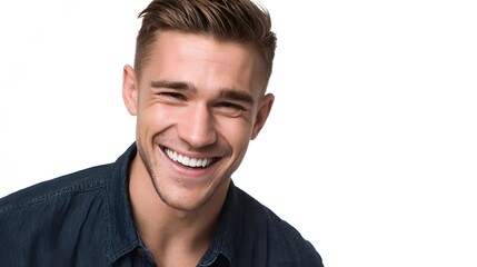 Obraz premium Professional Portrait Studio Photo of Handsome Man in Elegant Attire