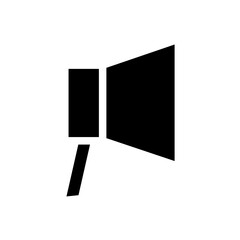 megaphone glyph icon