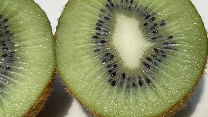 kiwi fruit on a plate