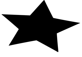 Fototapeta premium star icon silhouette
